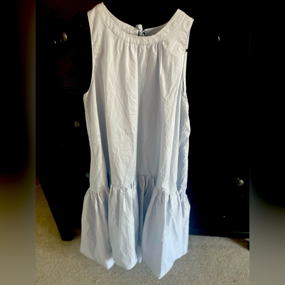 Women’s Maternity Baby blue dress. It says size 0 on tag.